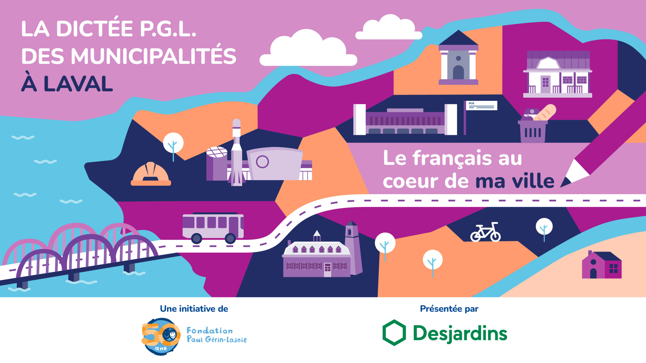 La Dictée P.G.L. des municipalités à Laval